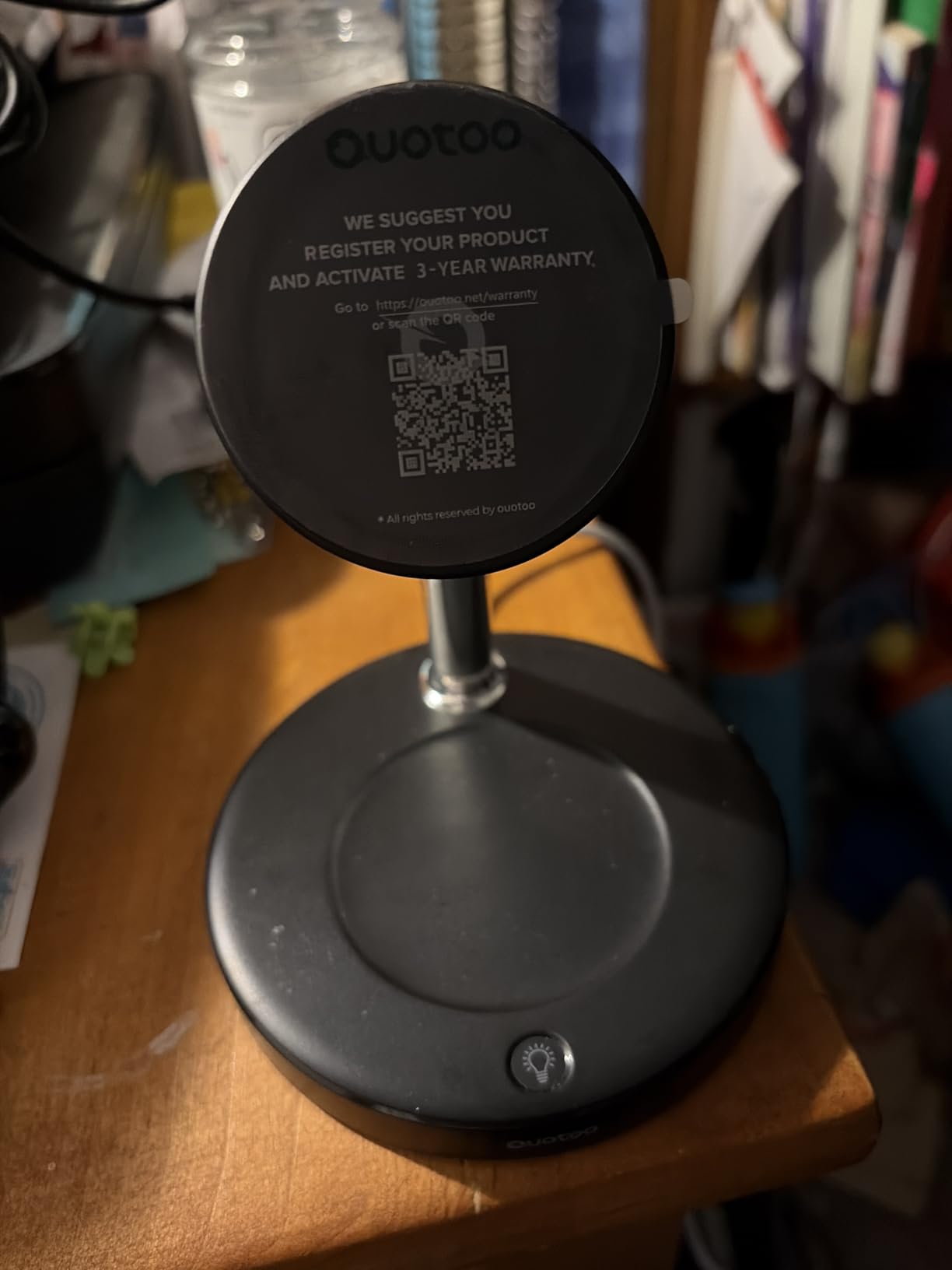 Wireless Charger 3 in 1 for iPhone, Magnetic Charging Station with Adjustable Blue Ambient Light, 15W Fast MagSafe Charger Stand customer photo 2