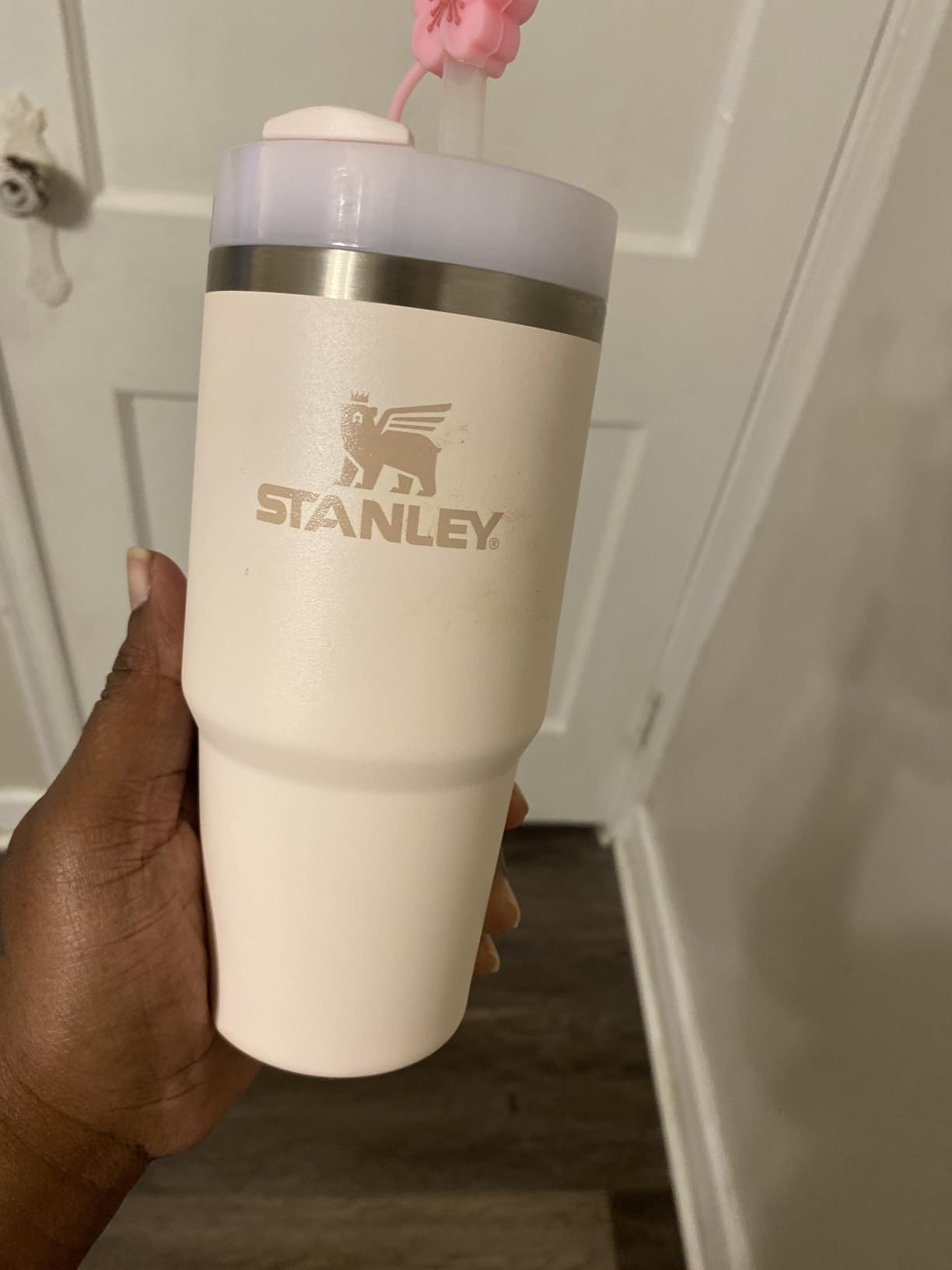 STANLEY Quencher H2.0 Tumbler with Straw 14 oz | Flowstate 3-Position Lid | Cup Holder Compatible for Travel | Insulated Stainless Steel Cup | BPA-Free | Rose Quartz 2.0 customer photo 2