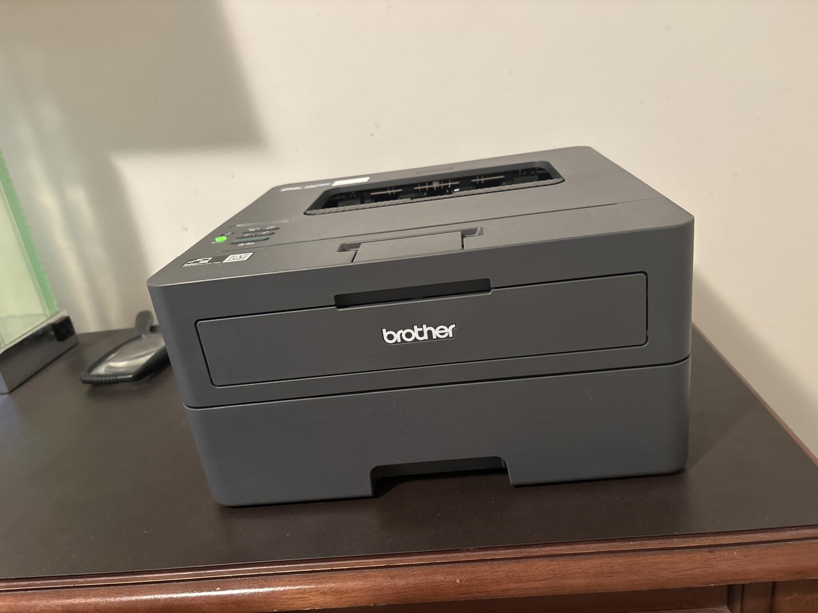 Brother HL-L2405W Wireless Compact Monochrome Laser Printer with Mobile Printing, Black & White Output, Works with Alexa customer photo 2