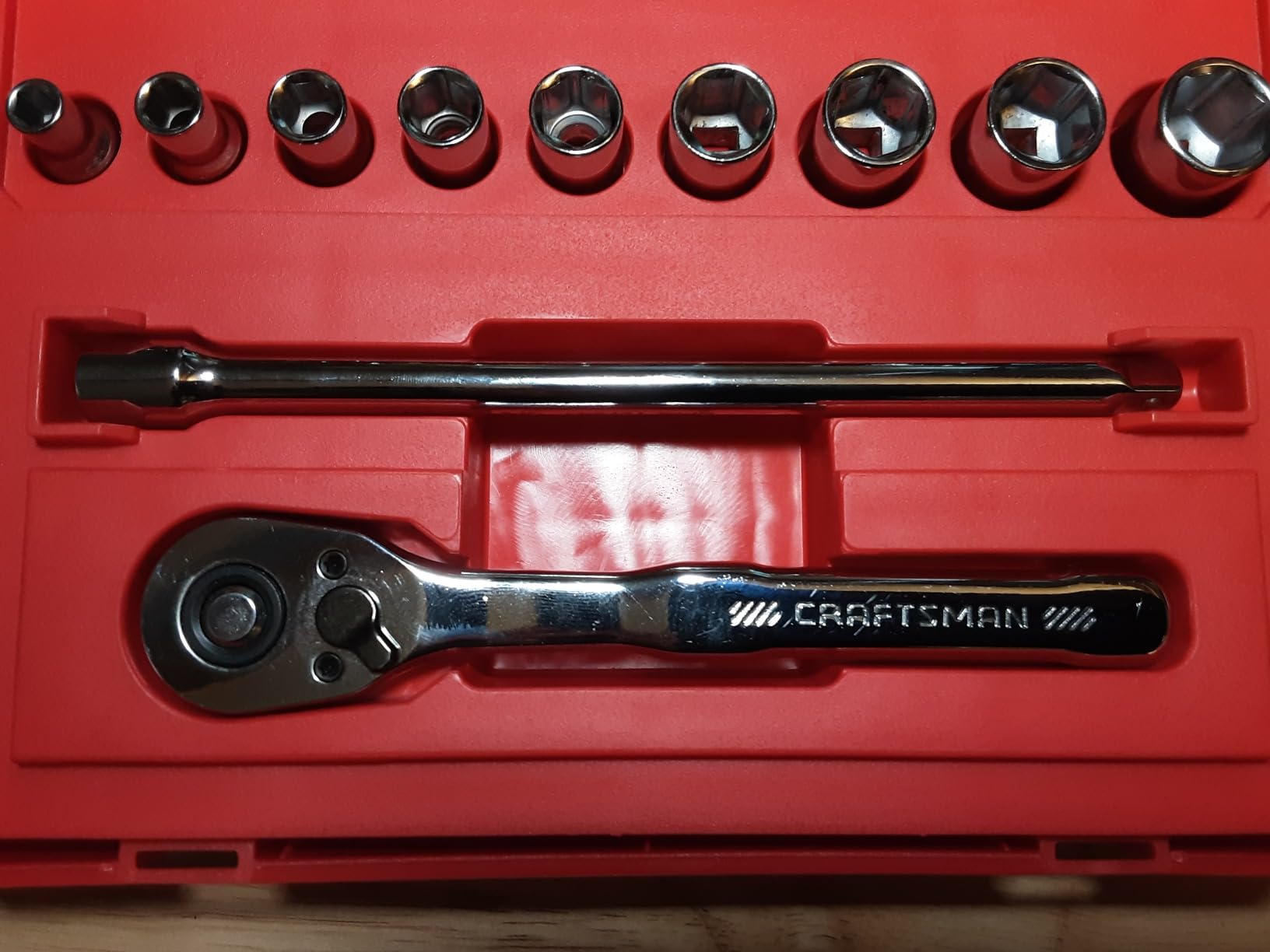 CRAFTSMAN Mechanics Tool Set, 1/4 Inch Drive, 20 Piece (CMMT12108) customer photo 1