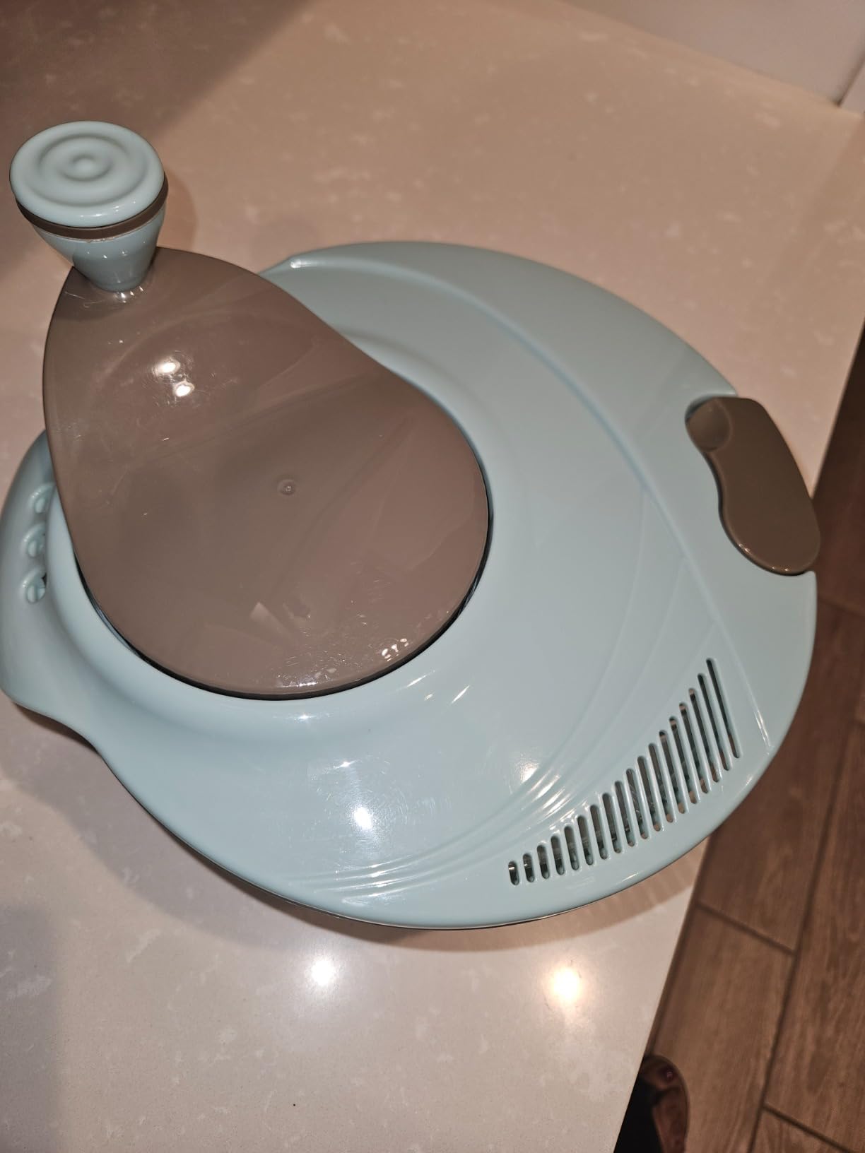 Brigii Salad Spinner, 4.24 Quart Lettuce Spinner, Vegetable Spinner customer photo 1