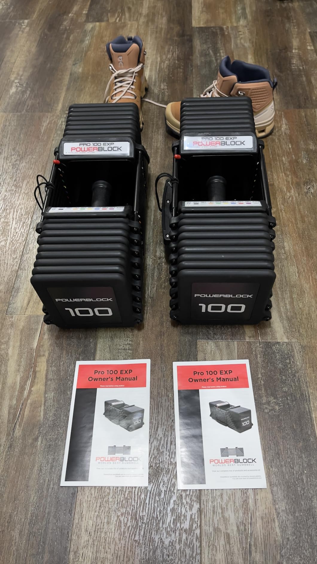 PowerBlock Pro 100 Adjustable Dumbbell, Sold As A Single Unit 5-100 lb customer photo 2