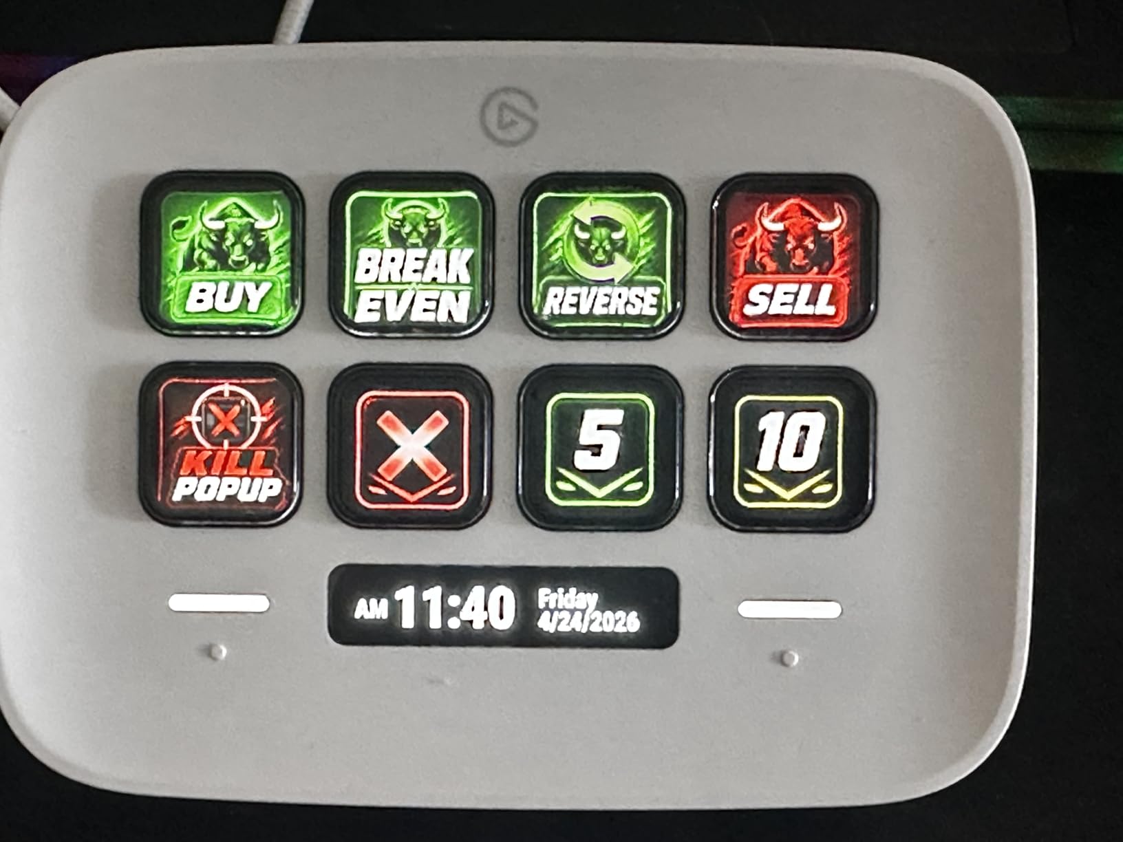 Stream Deck Neo - 8 Customizable Keys, 2 Touch Points, Speed Through Tasks & Workflows - Control Word, Excel, PowerPoint, Teams, Zoom, Spotify and more, Drag-'n-Drop Setup - Works with Mac & PC customer photo 2