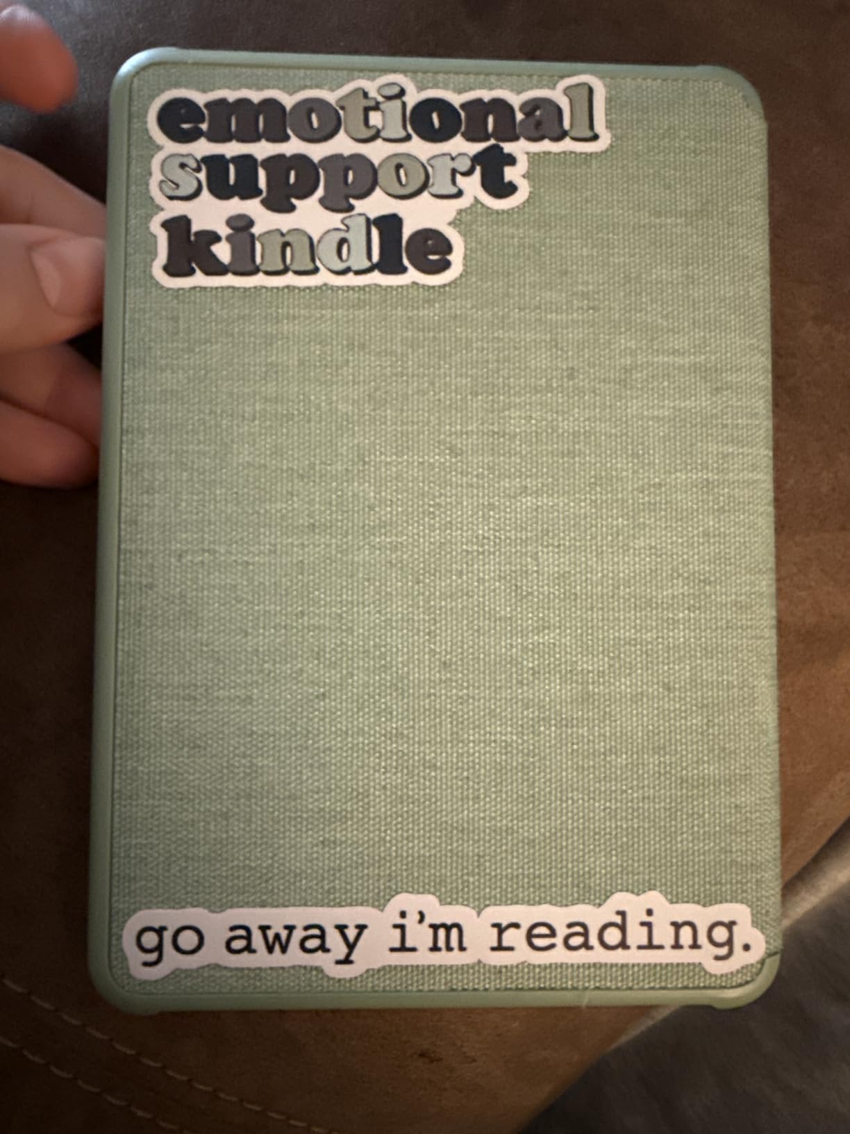 Amazon Kindle Case, Thin and Lightweight, Foldable Protective Cover - Fabric customer photo 1