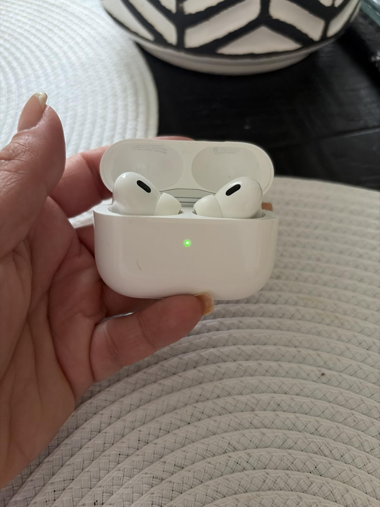 AirPods Pro 2 Wireless Earbuds, Active Noise Cancellation, Hearing Aid Feature, Bluetooth Headphones, Transparency, Personalized Spatial Audio, High-Fidelity Sound, H2 Chip, USB-C Charging customer photo 1