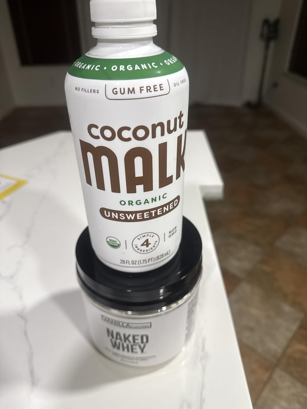 NAKED Whey Vanilla Protein Powder - Only 3 Ingredients - Grass Fed Whey Protein Powder, Vanilla Flavor, and Organic Coconut Sugar, NSF Certified, No GMO, No Soy, and Gluten Free - 24 Servings customer photo 2