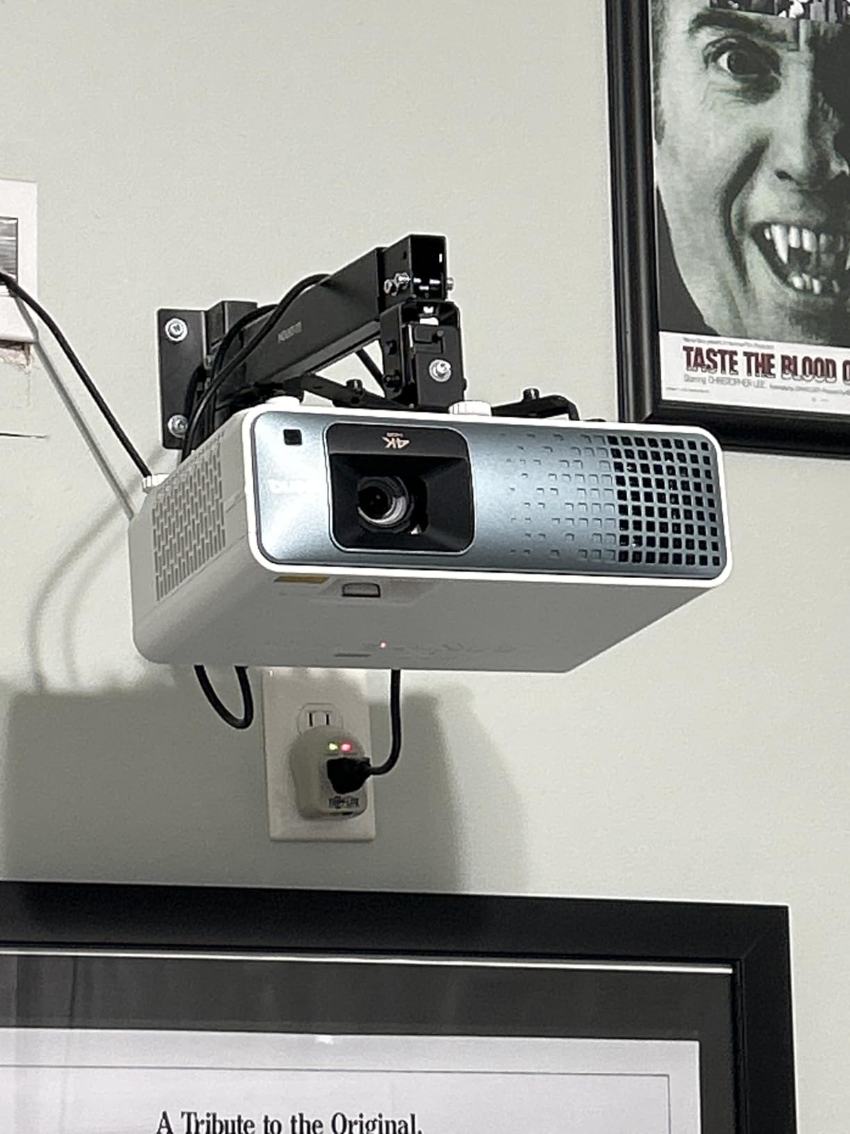 BenQ TK710 4K Laser 3200 Lumens Movie and Gaming Projector with 4ms Response Time, 240Hz Refresh Rate, HDR10 & HLG, ARC/eARC Support, Vertical Lens Shift customer photo 1