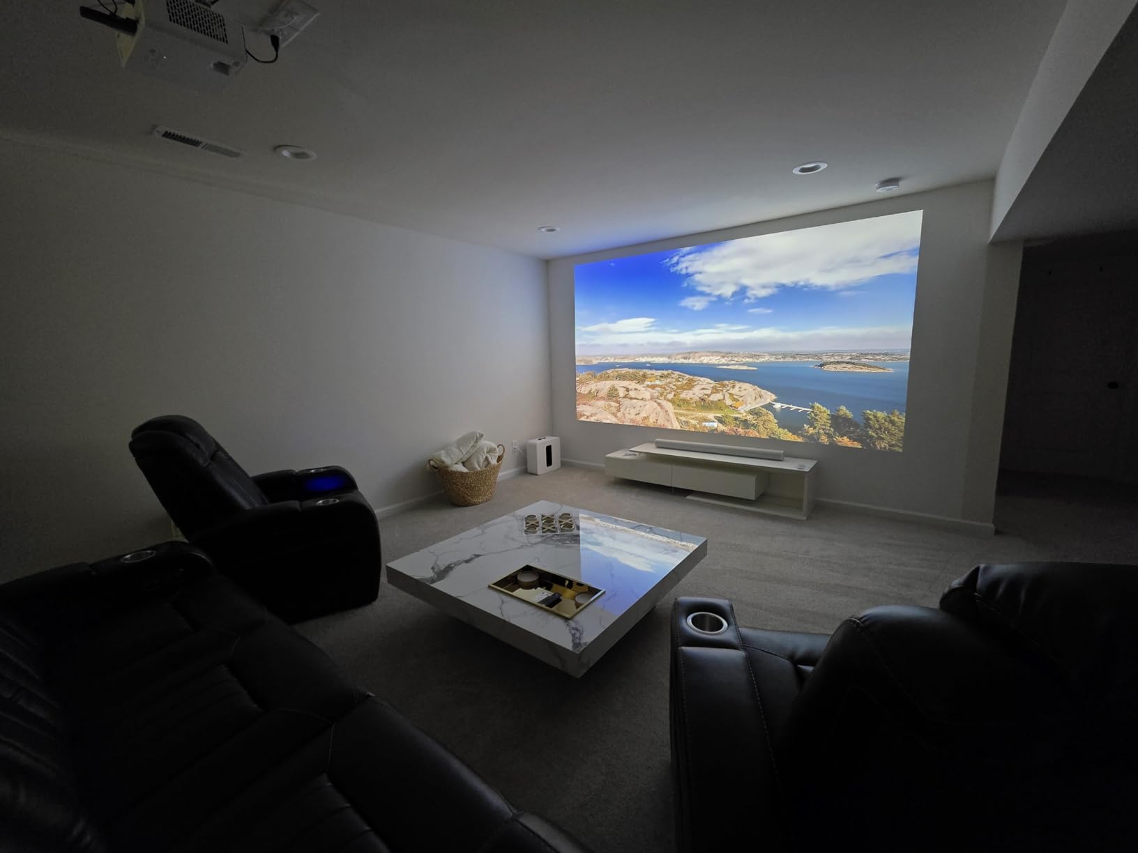 BenQ TK710 4K Laser 3200 Lumens Movie and Gaming Projector with 4ms Response Time, 240Hz Refresh Rate, HDR10 & HLG, ARC/eARC Support, Vertical Lens Shift customer photo 2