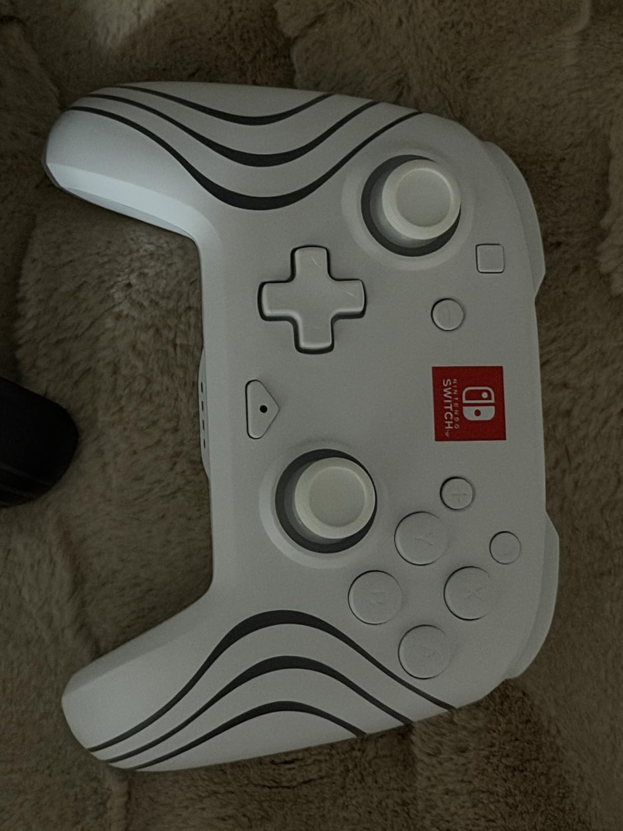PDP Gaming Afterglow Wave Wireless Nintendo Switch Pro Controller - Officially Licensed, Nintendo Switch 2, Switch Lite/OLED, RGB LED Customization, App Controls, Rechargeable Battery Power - Black customer photo 2