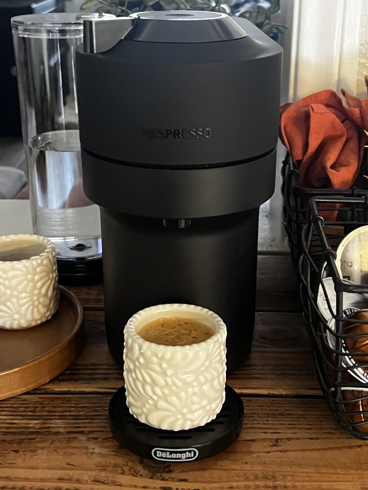 Nespresso Vertuo Pop+ Deluxe Coffee and Espresso Maker by De'Longhi, Black Matte Dark Chrome customer photo 2