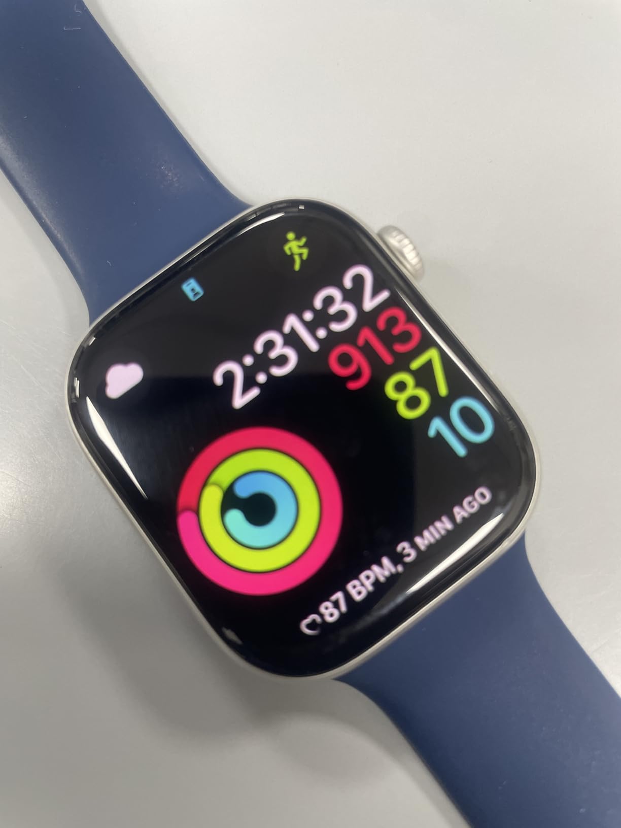 Apple Watch Series 10 [GPS, 46mm] - Rose Gold Aluminum Case with Light Blush Sport Band, M/L (Renewed) customer photo 1