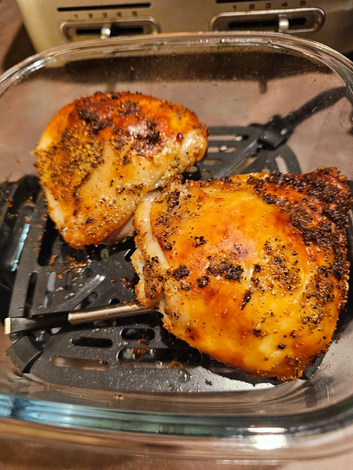 Ninja Crispi 4-in-1 Glass Air Fryer, 450F, Non Toxic, 4QT and 6 Cup Containers (FN101ST) customer photo 1