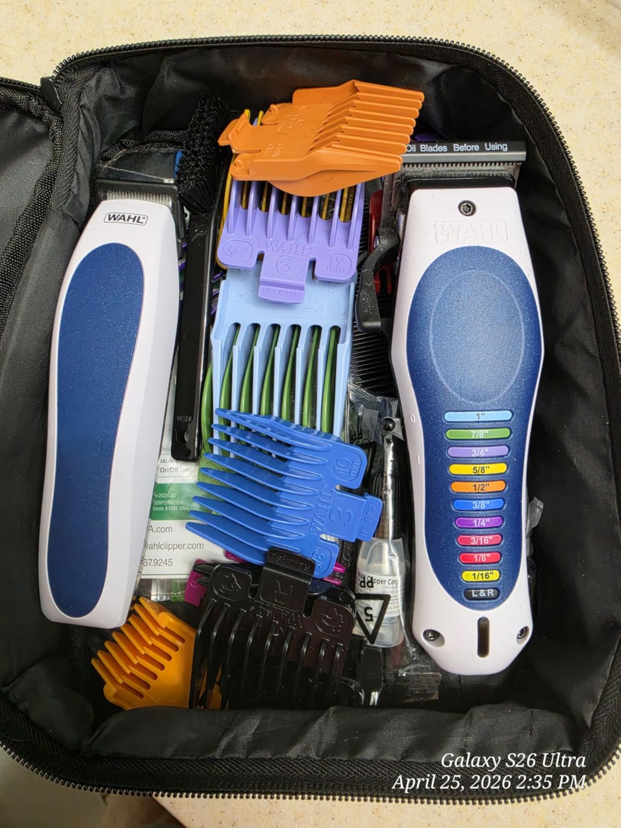 Wahl Lithium Ion Color Pro Rechargeable Cordless Hair Clippers for Men with Smart Charge Technology and Battery Hair Trimmer for Convenient at Home Haircutting & Touch Ups - Model 3026594 customer photo 1