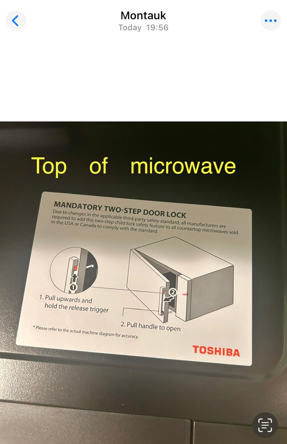 TOSHIBA ML4-EM09PA(BS) Small Countertop Microwave Oven with 6 Auto Menus, Mute Function, Child Lock, Kitchen Essentials for Dorm, 0.9 Cu Ft, 10.6 Inch Removable Turntable, 900W, Black Stainless Steel customer photo 1