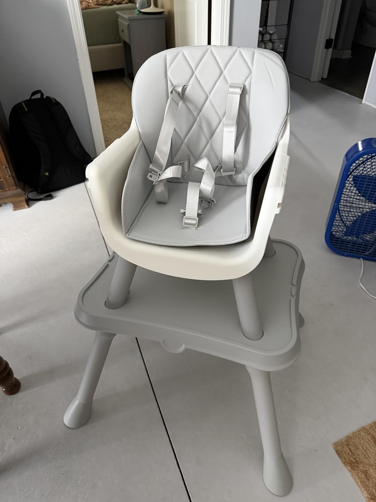 6 in 1 Baby High Chair for Babies and Toddlers, Booster Seat, Kids Learning Table & Chair (Grey) customer photo 2