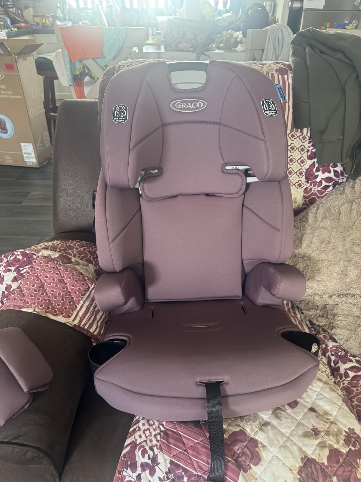 Graco Tranzitions 3-in-1 Harness Booster Car Seat, Forward Facing Car Seat, Highback to Backless Booster, Proof customer photo 1