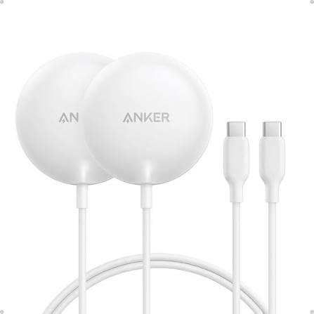Anker Zolo Magnetic Wireless Charger, Qi2 Certified 15W MagSafe-Compatible Wireless Charging Pad (2 Pack) customer photo 1