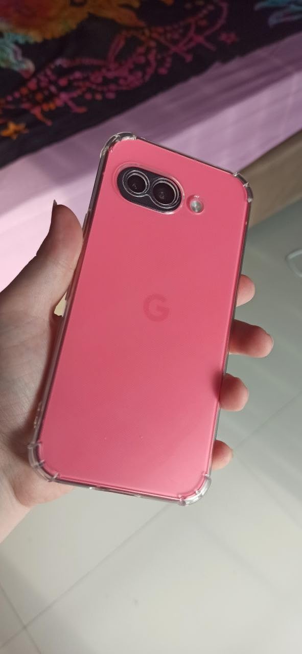 Pixel 9a with Gemini - Unlocked Android Smartphone with Incredible Camera and AI Photo Editing, All-Day Battery - Peony - 128 GB customer photo 2