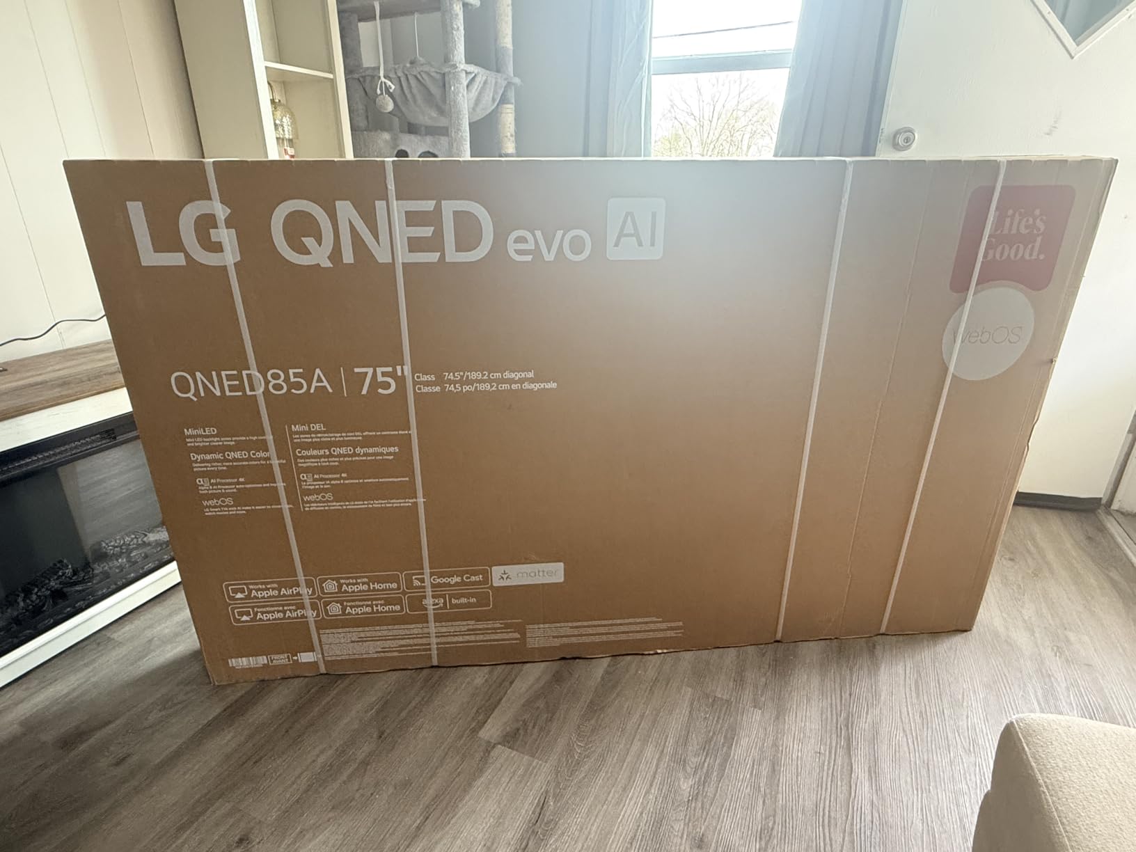 LG QNED evo AI QNED85A Series Mini LED 55-Inch 4K Smart TV (55QNED85AUA, 2025) customer photo 1