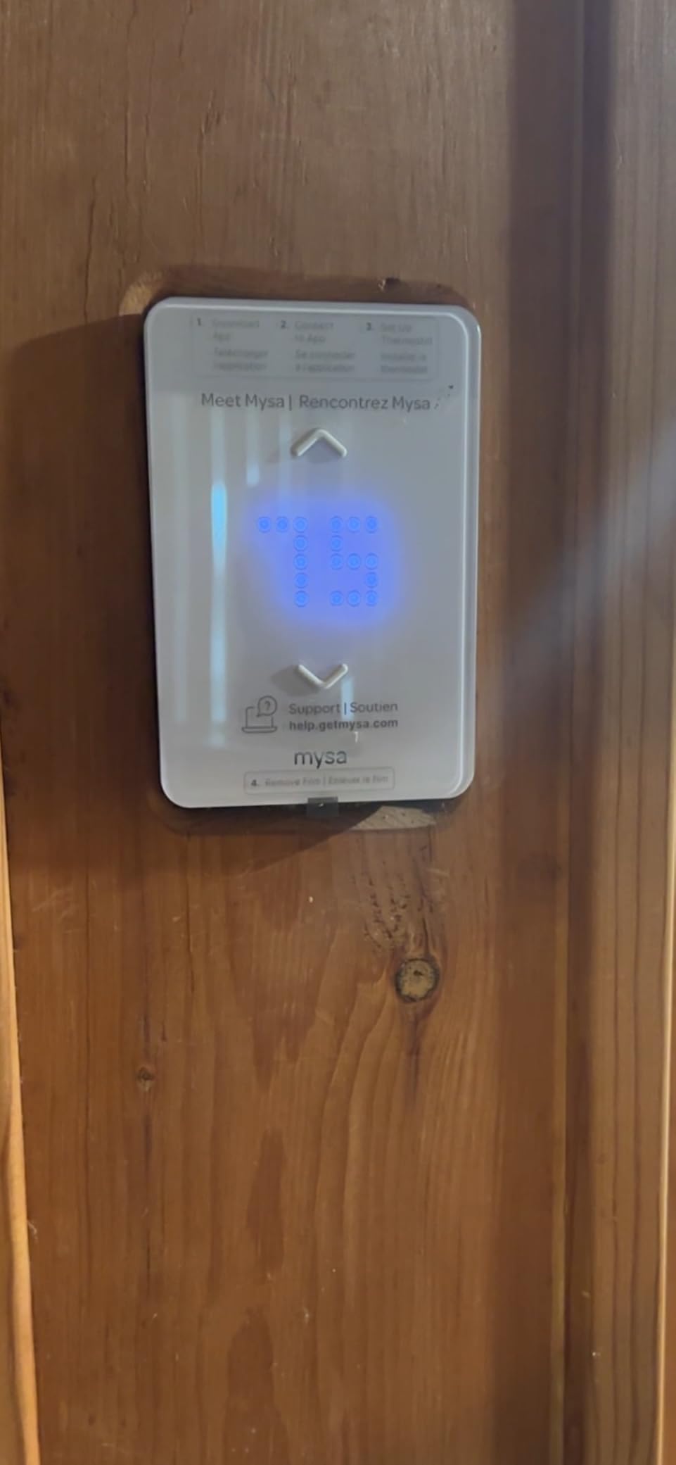 Mysa Smart Thermostat LITE for Electric Baseboard Heaters - Save Up to 26% on Heating - WiFi Programmable - 7-Day Scheduling - HomeKit, Alexa, Google - 120V-240V customer photo 2