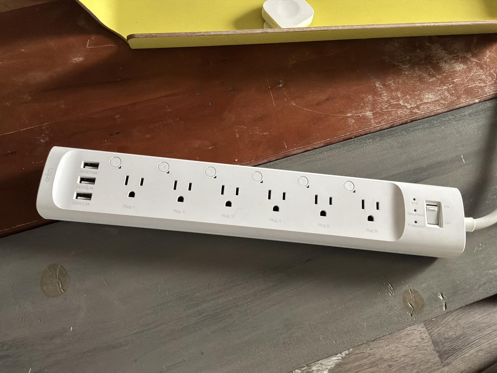 TP-Link Tapo Smart Wi-Fi Power Strip P316M - Matter Compatible, Energy Monitoring, 6 Individually Controlled Outlets & 3 USB Ports, Works with Alexa, Google, Siri & Bixby customer photo 1