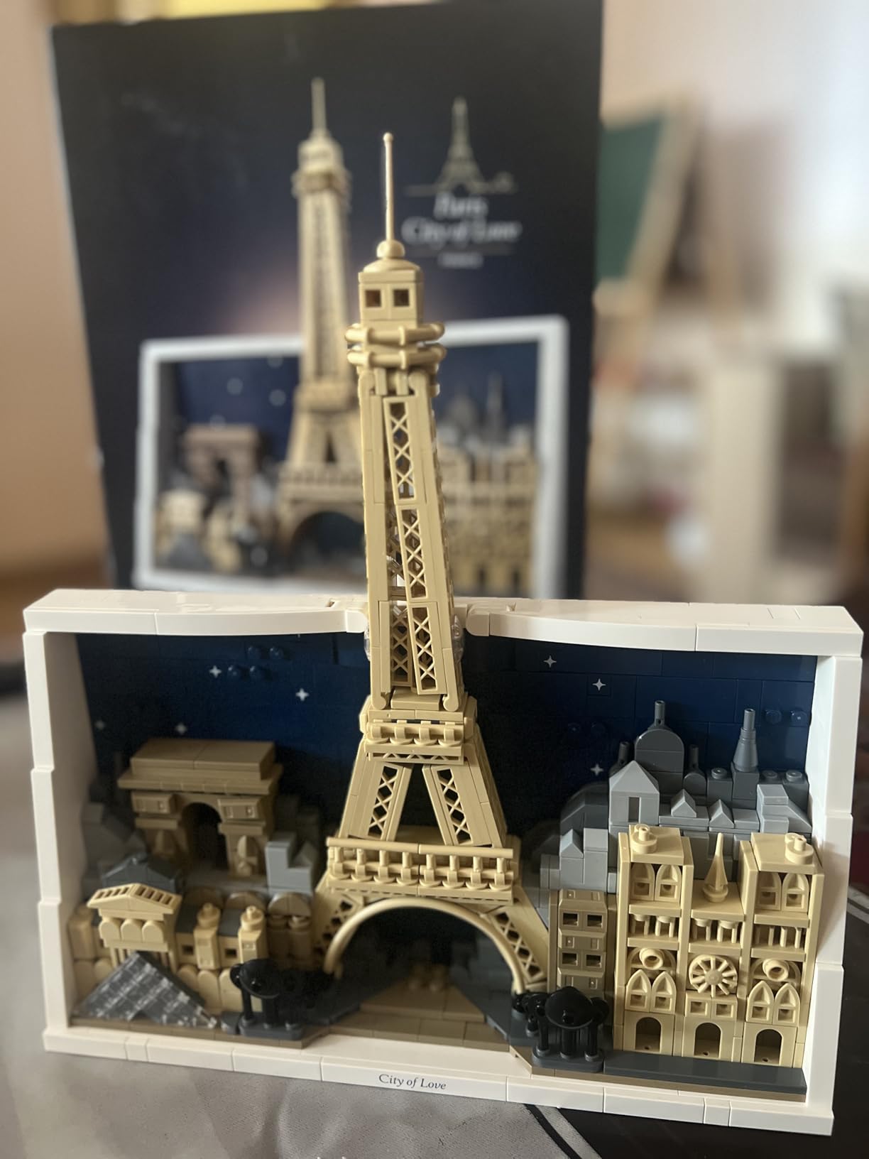 LEGO Architecture Paris City of Love Building Set for Adults with Display Frame (21064) customer photo 1