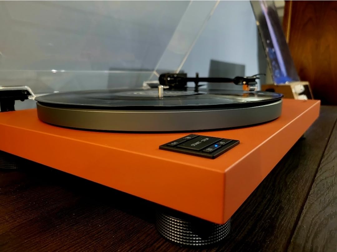 Technics Turntable, Premium Class HiFi Record Player with Coreless Direct Drive Motor and Bluetooth, Stable Playback, Audiophile-Grade Cartridge and Precision Tonearm, SL-40CBT-K, Aluminum customer photo 2