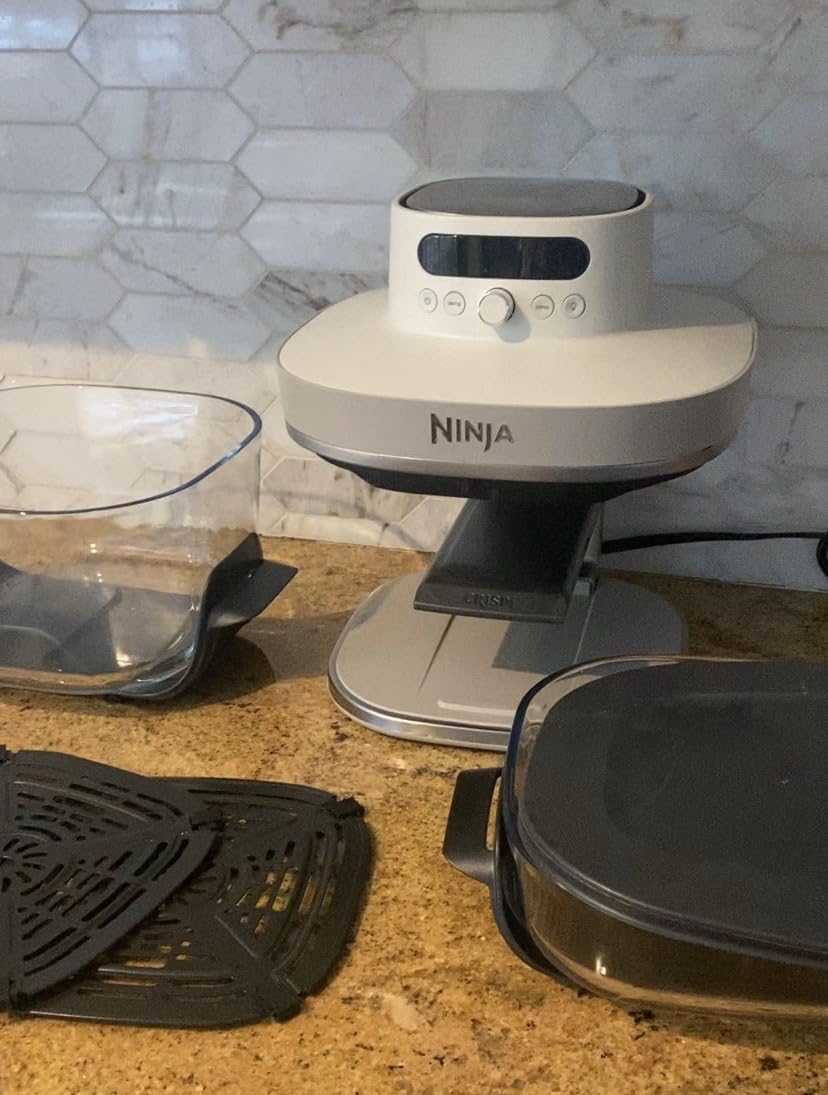 Ninja Crispi Pro 6-in-1 Glass Air Fryer, 6qt & 2.5qt Containers, Microwave/Freezer/Dishwasher Safe (AS101LG) customer photo 1