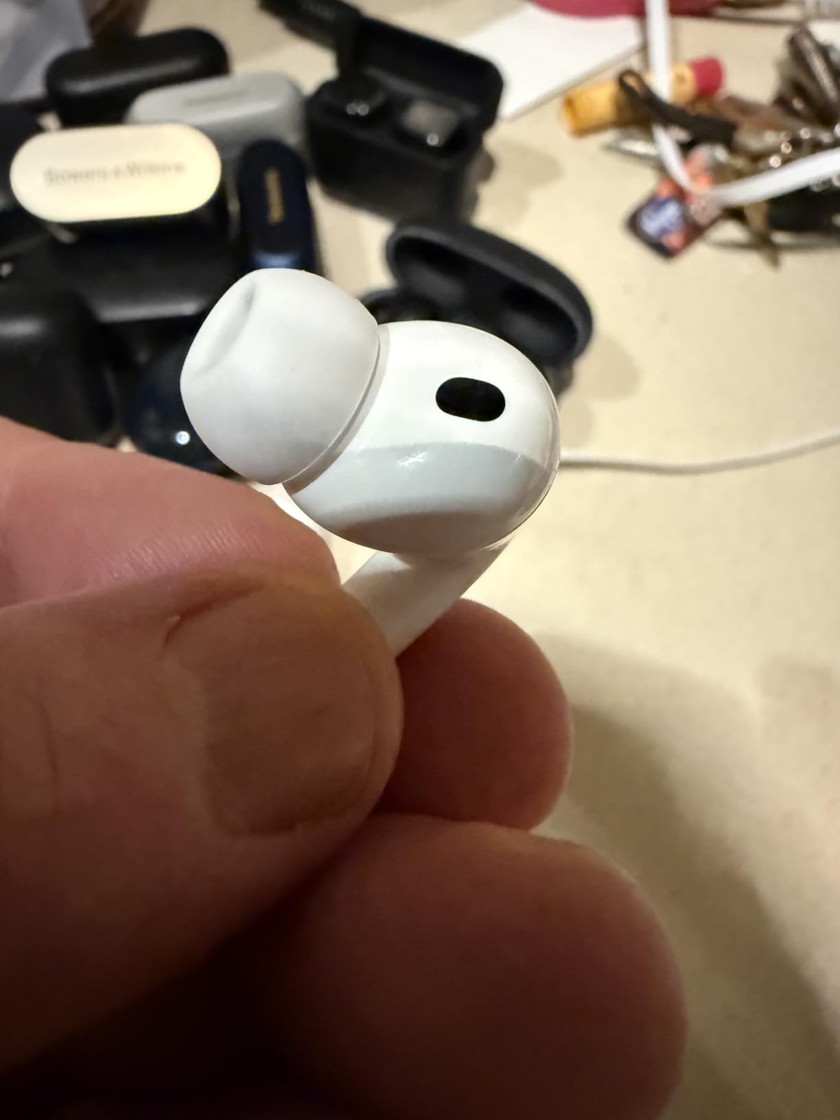 AirPods Pro 3 Wireless Earbuds, Active Noise Cancellation, Live Translation, Heart Rate Sensing, Hearing Aid Feature, Bluetooth Headphones, Spatial Audio, High-Fidelity Sound, USB-C Charging customer photo 2