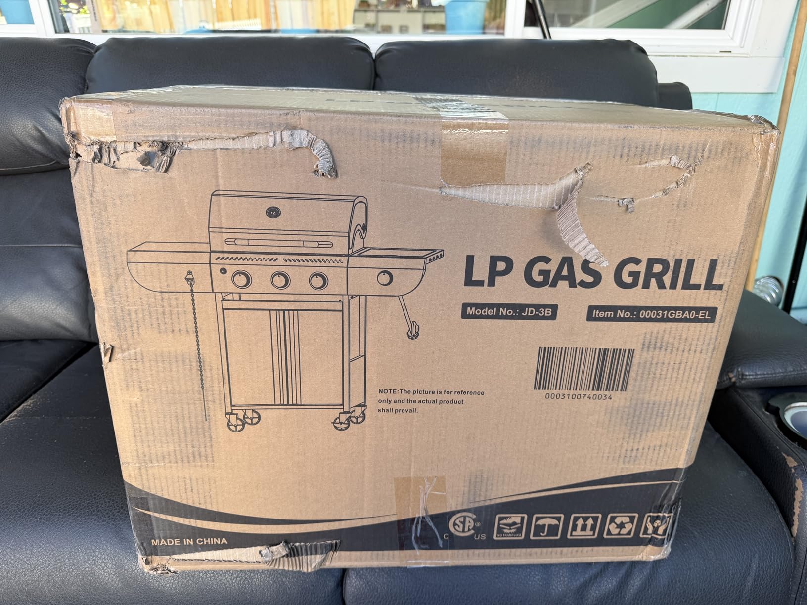 34,000 BTU 3-Burner Propane Gas Grill with Side Burner, All Stainless Steel BBQ Grill (G31 PRO) customer photo 2