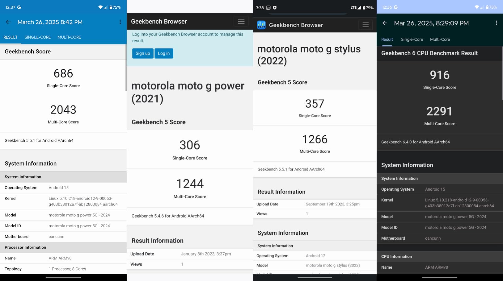 Moto G Power - 2026 | Unlocked | Made for US 8/128GB | 50MP Camera | Pantone Evening Blue | AI Camera System customer photo 2