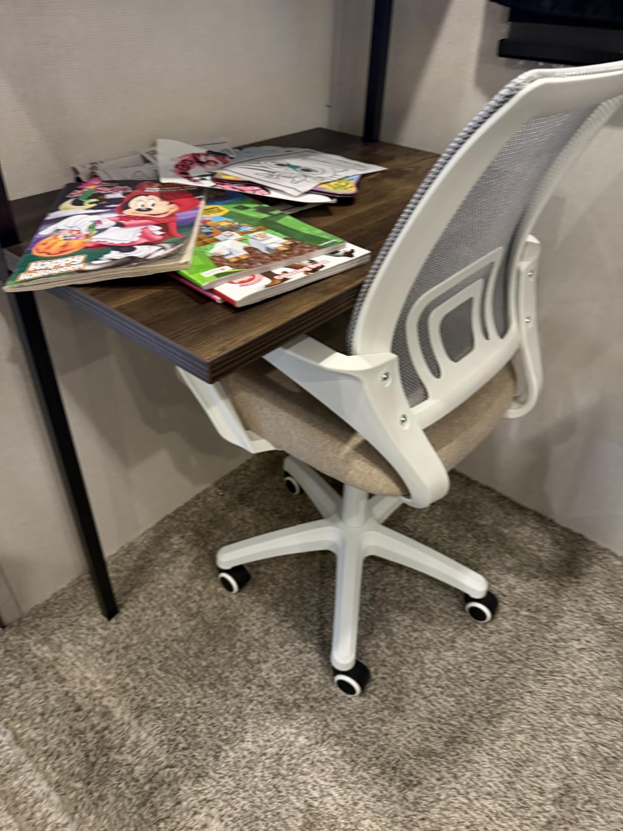 NEO CHAIR Office Desk Computer Chair Ergonomic Mesh Gaming Cushion Seat with Comfy Lumbar Mid Back Support Adjustable Height Swivel Rolling Wheels for Home Task (Mesh Black) customer photo 2