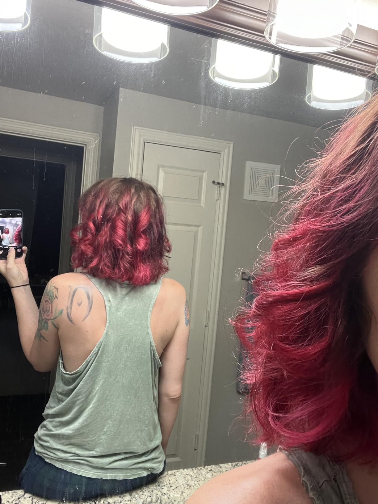 Shark FlexStyle Air Styling & Drying System | Powerful Hair Dryer & Multi-Styler | with Auto-Wrap Curlers, Diffuser, Oval & Paddle Brush, Concentrator Attachment | Red Sparkle | HD442JR customer photo 1