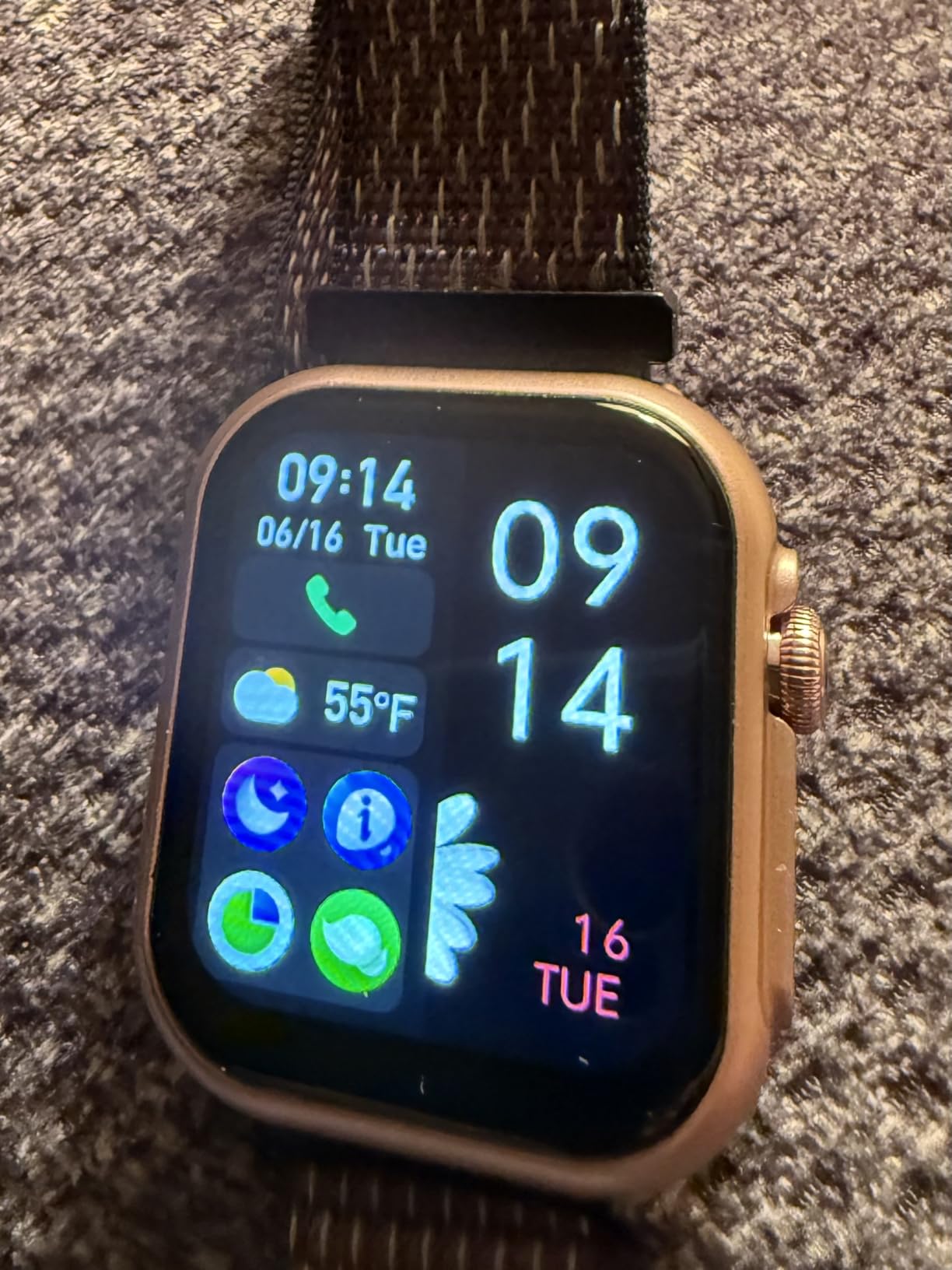 Smart Watch for Women for iPhone Android: 1.85