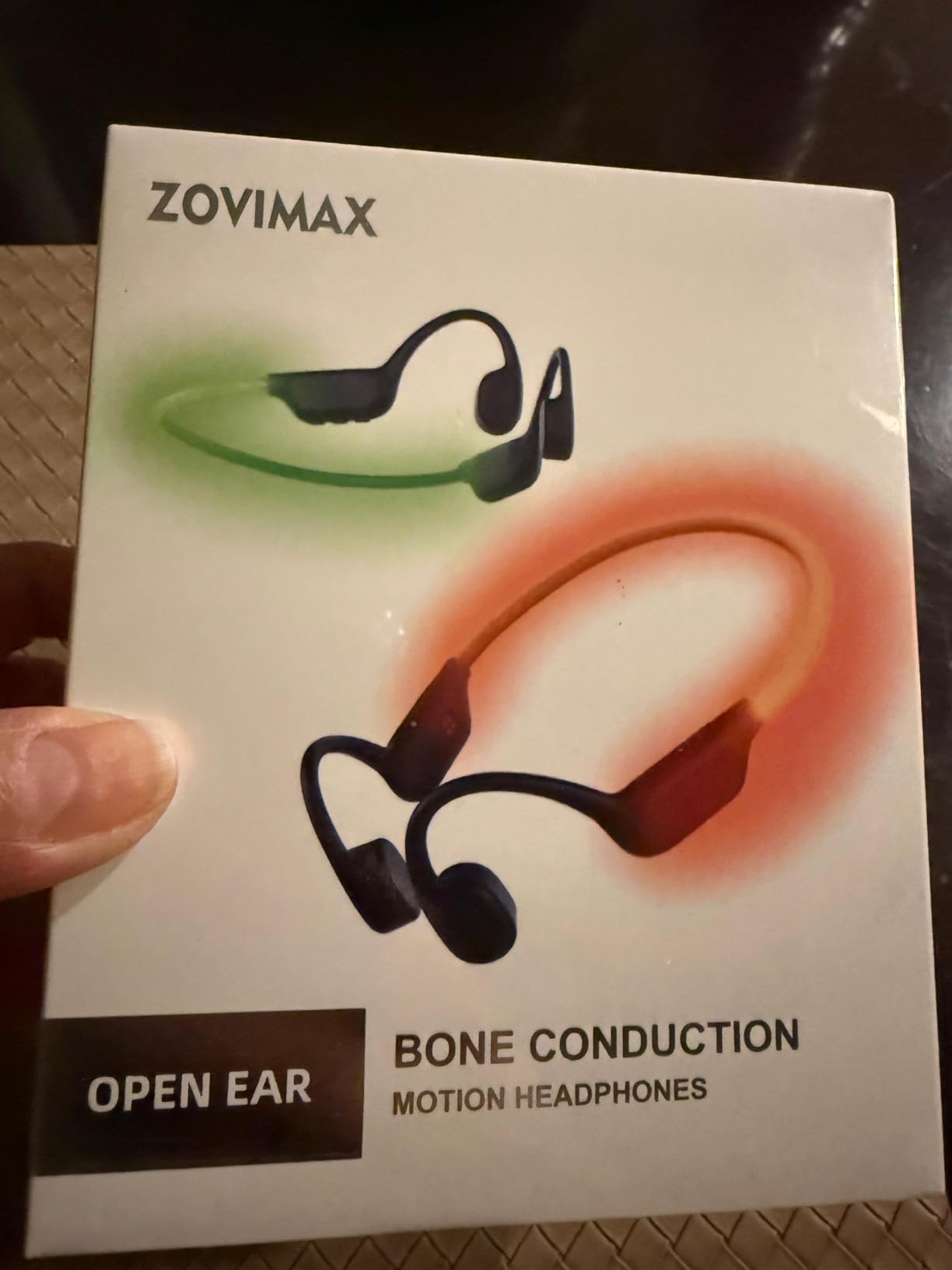 X500 Bone Conduction Headphones with LED Safety Light, Open Ear Bluetooth Sports Headphones, IP67 Waterproof Wireless Headset with Mic for Night Running, Cycling, Workout customer photo 2