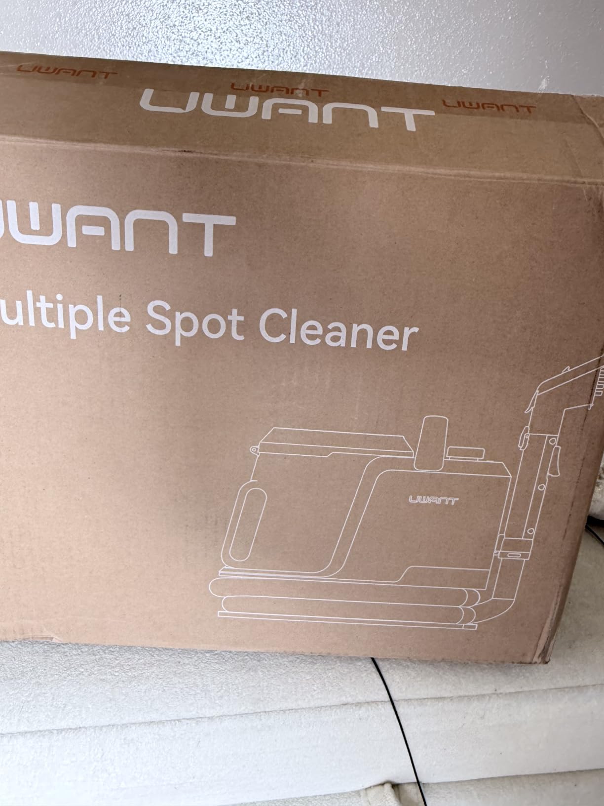 Uwant Carpet Cleaner Machine 18Kpa Powerful Suction, Portable Carpet Cleaner with Cleaning Tools & Self-cleaning Upholstery Cleaner for Cars, Sofa customer photo 2