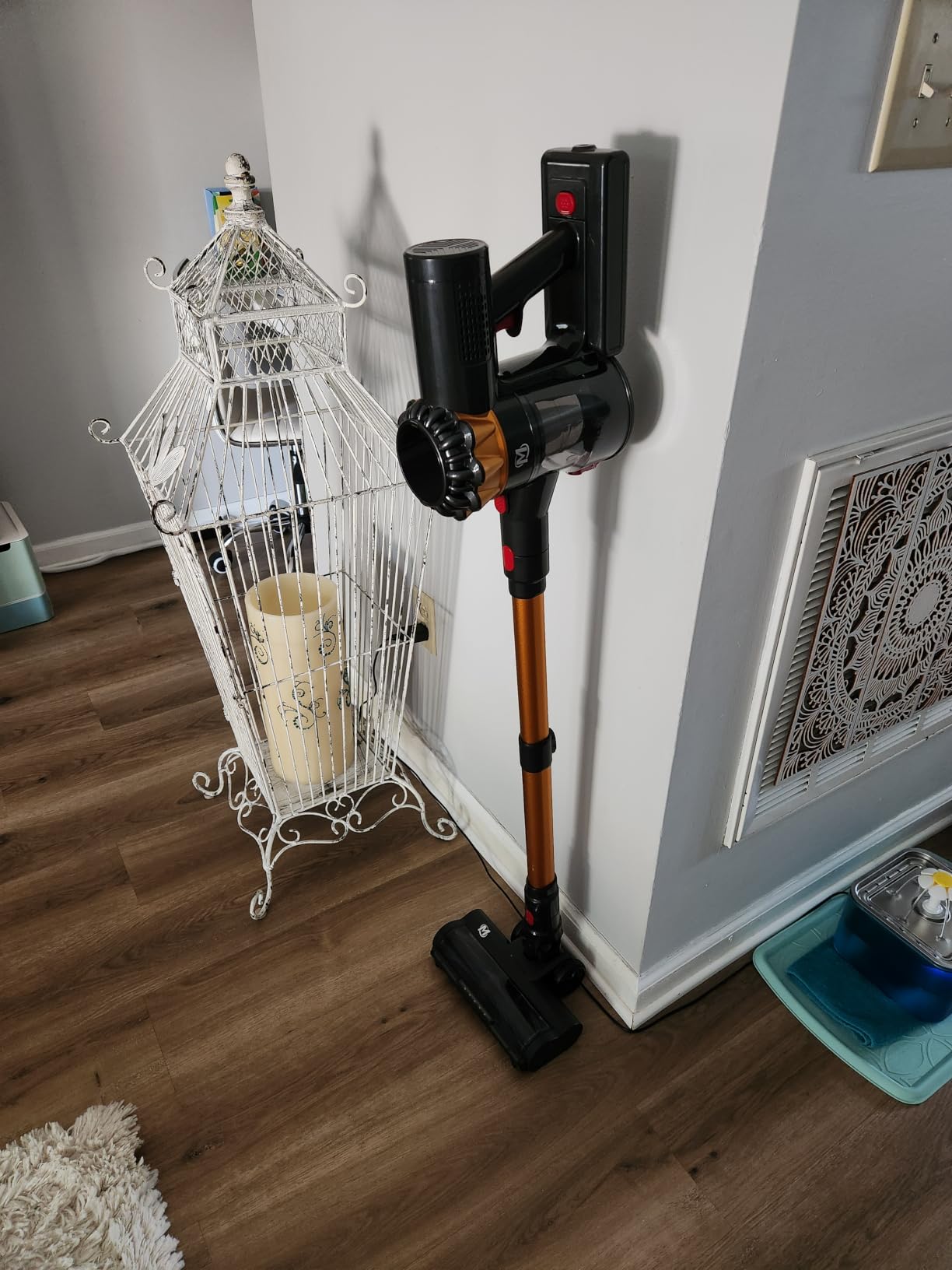 Cordless Vacuum Cleaner, 550W 45KPA 65Mins Vacuum Cleaners for Home, Stick Vacuum with Self-Standing,Touch Screen, Anti-Tangle Brush, 8-in-1 Lightweight Wireless Vacuum for Pet Hair Carpet Hard Floors customer photo 1