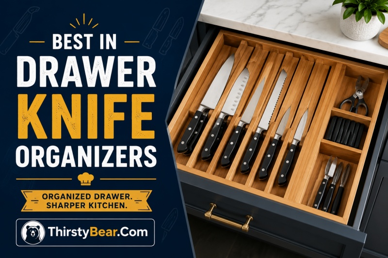 Best in Drawer Knife Organizers