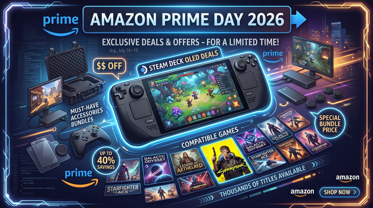 Best Amazon Prime Day Steam Deck Deals 2026