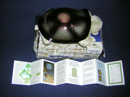Cloud b Calming Nightlight Star Projector | Gentle Brightness | 3 Colors | 8 Constellations | Auto-Shutoff | Twilight Turtle Green customer photo 2