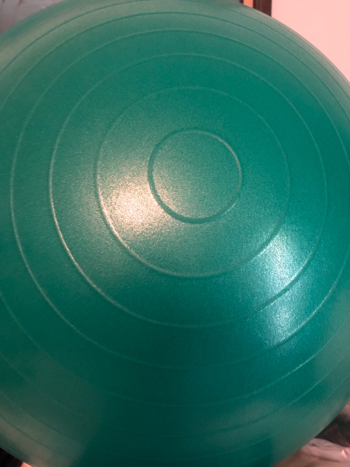 Gaiam Balance Ball Kit, Anti-Burst Stability Ball with Pump | 55cm Anti-Burst Ball | Textured Grip Surface | Air Pump Included | Core & Stability Training | Home Use customer photo 2
