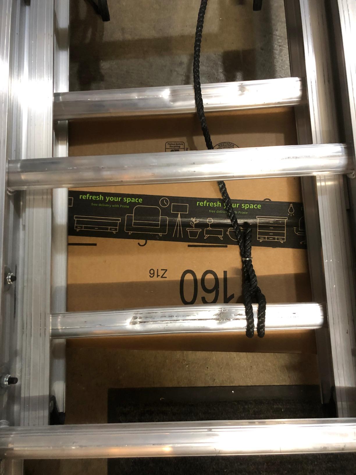 Louisville Ladder 24-foot Aluminium Extension Ladder, 300-Pound Load Capacity, Type IA, AE2224 customer photo 1