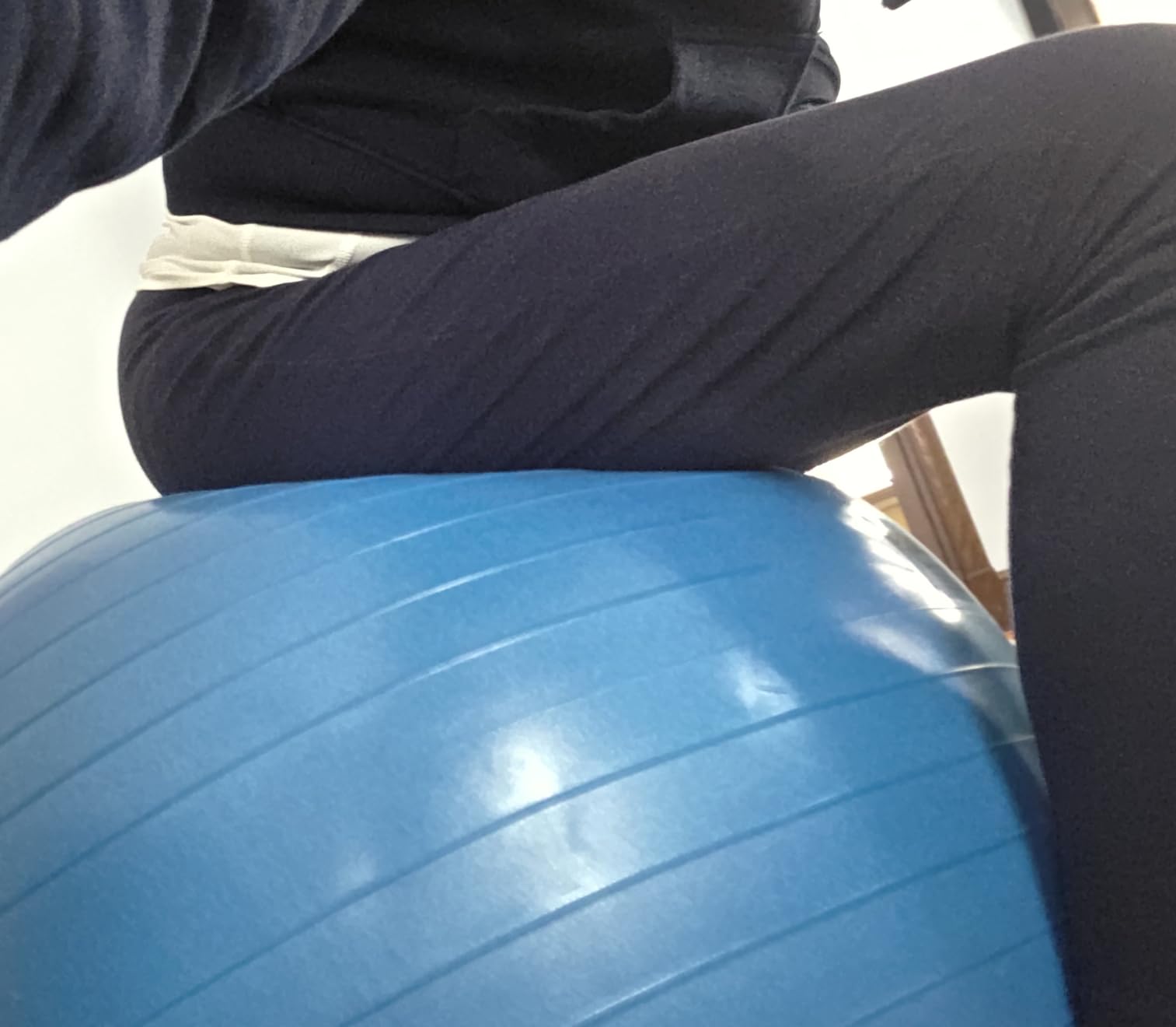 THERABAND Exercise and Stability Ball for Improved Posture, Balance, Core Fitness, Coordination and Rehab customer photo 2