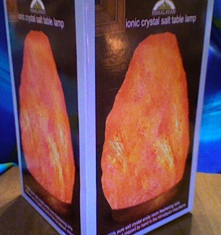 WBM LLC Himalayan Glow Natural Pink Salt Lamp, Crystal Salt Lamp Night Light with (ETL Certified) Brightness Control Dimmer Switch, Wooden Base & Salt Lamps Bulb | 6-8 LBS customer photo 2