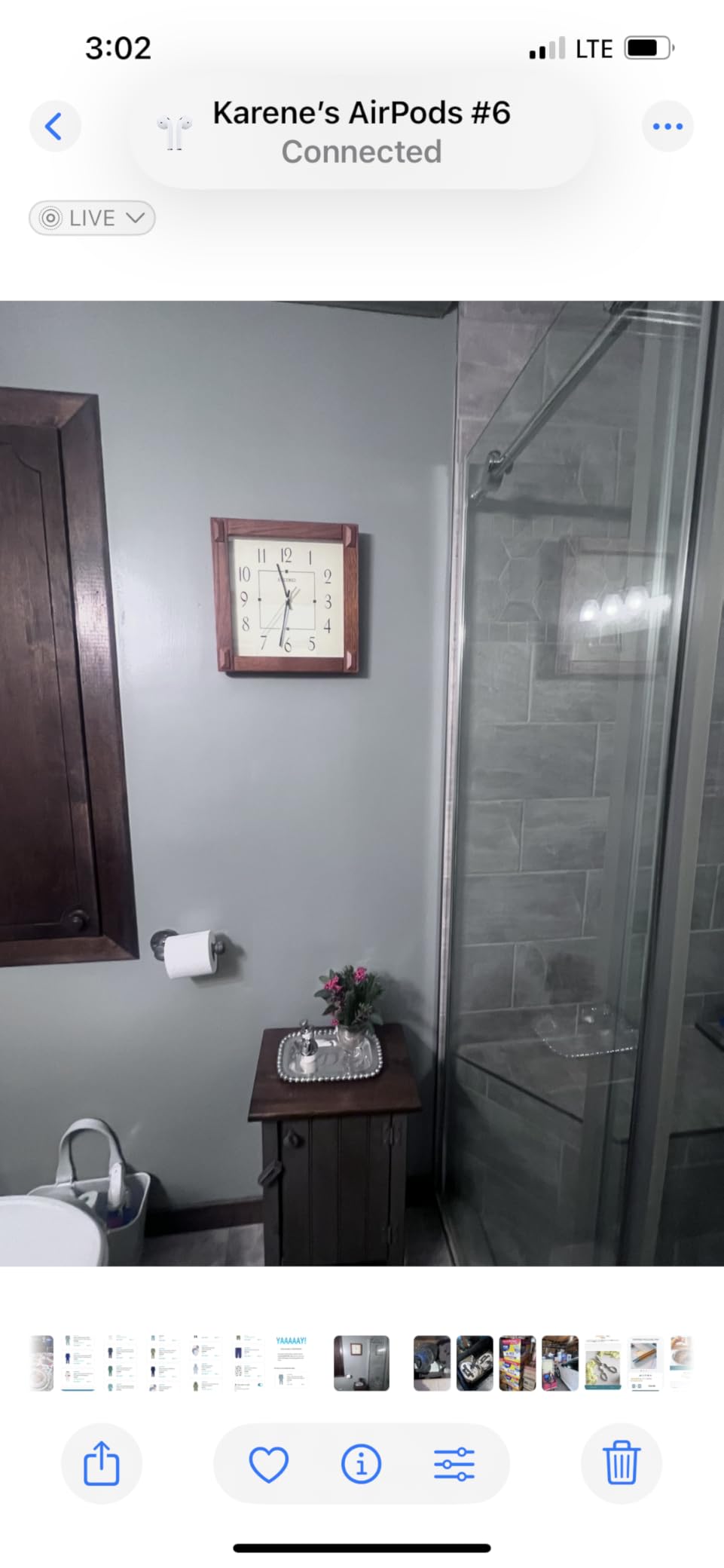Seiko CLOCK (Model: QXA469BLH), Brown customer photo 2