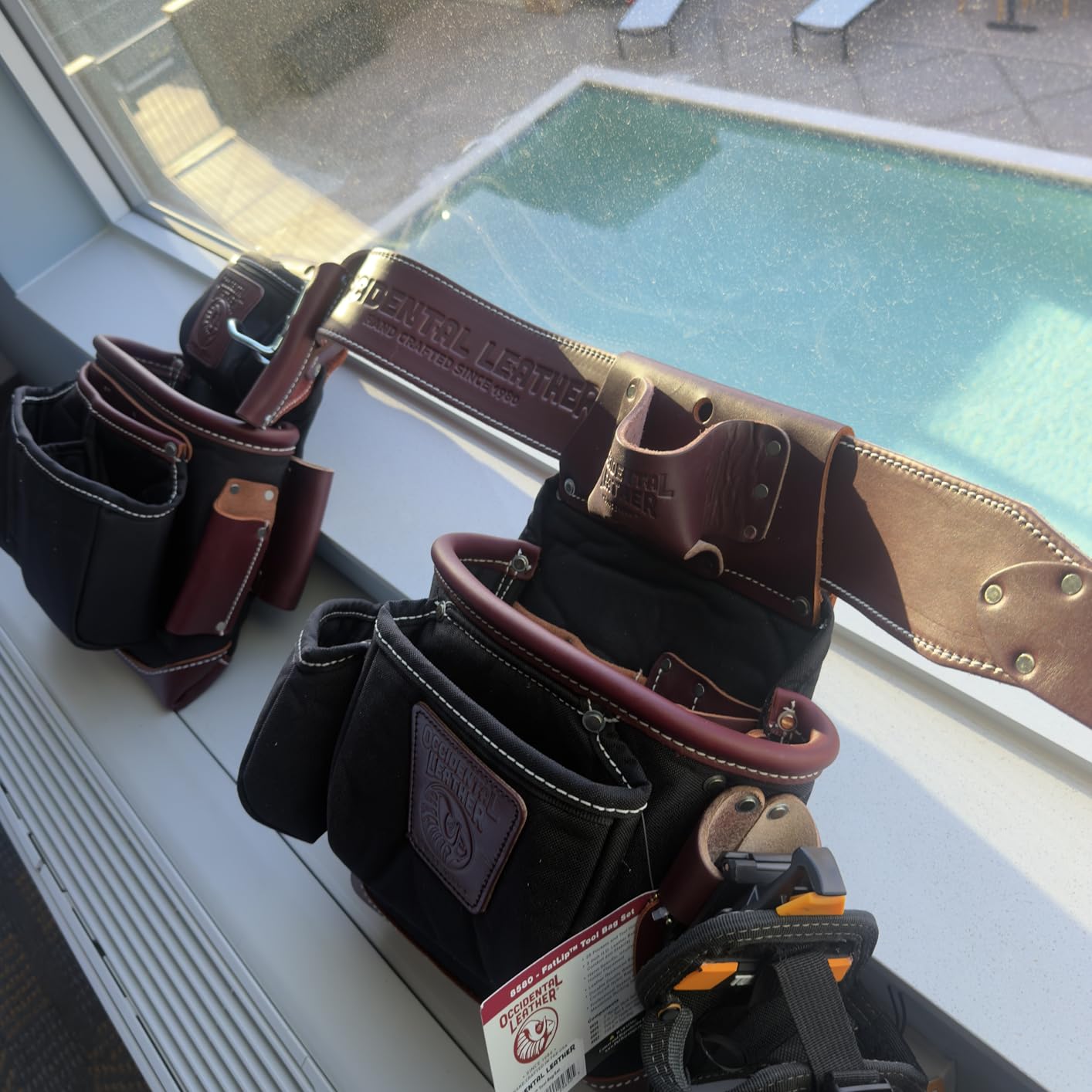 Occidental Leather FatLip Tool Bag Set - Medium - 25 Pockets & Tool Holders - Made in USA customer photo 1