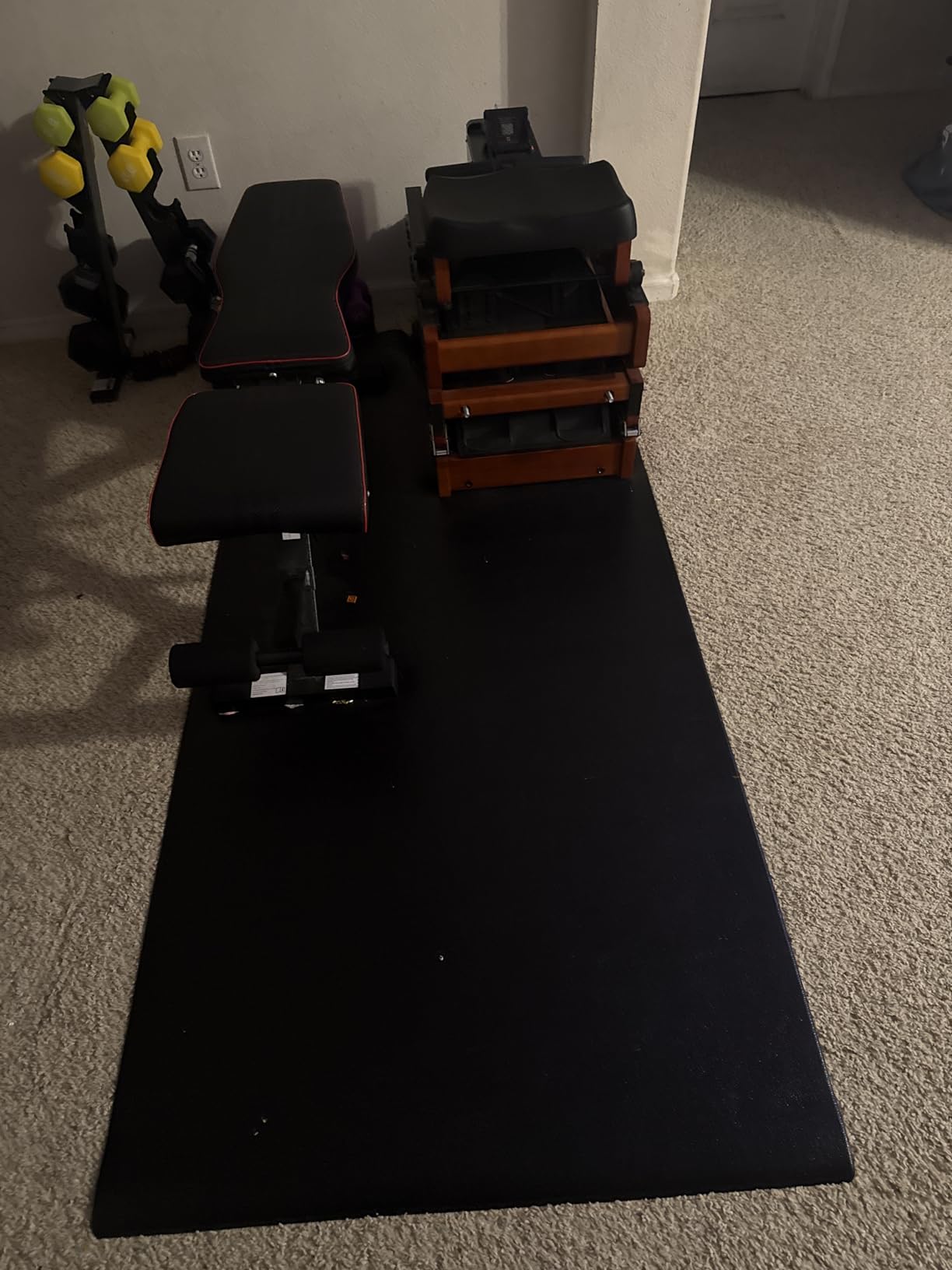 Marcy Fitness Equipment Mat and Floor Protector Compatible for Treadmills, Elliptical, Exercise Bikes, Stationary Cycles and Accessories customer photo 1