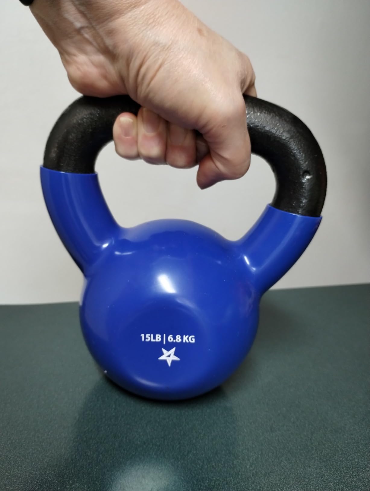 Yes4All Kettlebell, 5-100 LB Vinyl Coated Cast Iron Strength Training Kettlebells for Home Gym Exercises, Fitness, Full Body Workout Equipment customer photo 1