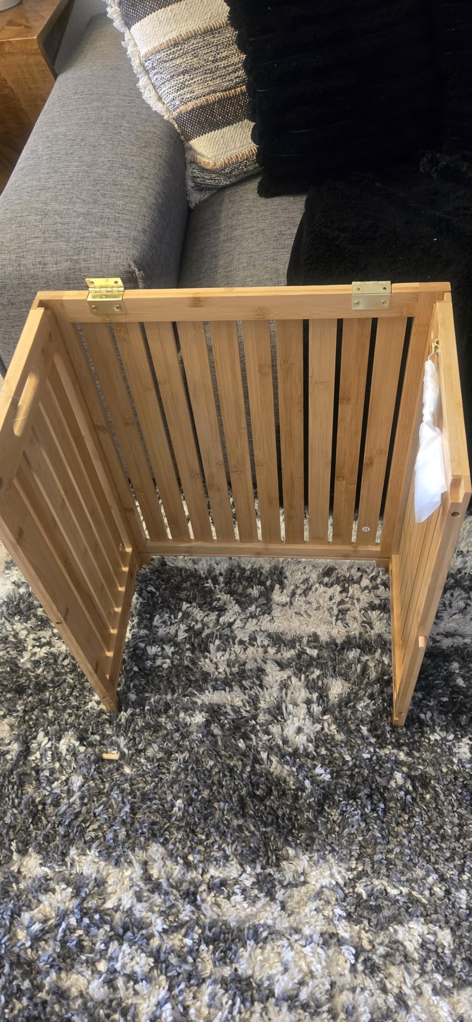 Oceanstar Spa-Style Bamboo Laundry Hamper customer photo 2