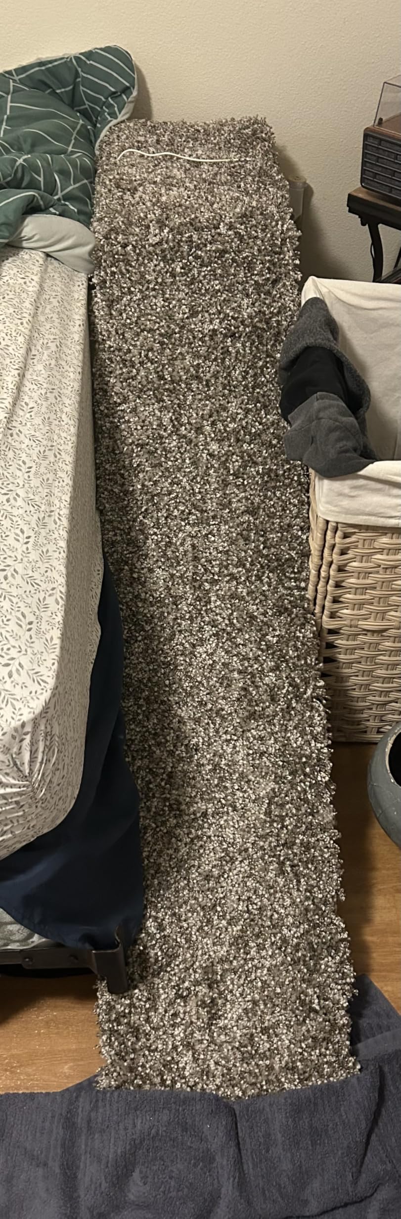 SAFAVIEH Milan Shag Collection Area Rug - 8' x 10', Ivory, Solid Design, Non-Shedding & Easy to Clean, Plush Thick Pile, Ideal for Living Room, Bedroom (SG180-1212) customer photo 2